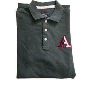 Vintage Abercrombie & Fitch Y2K Muscle Polo Shirt Mens Large Green - "A" Logo